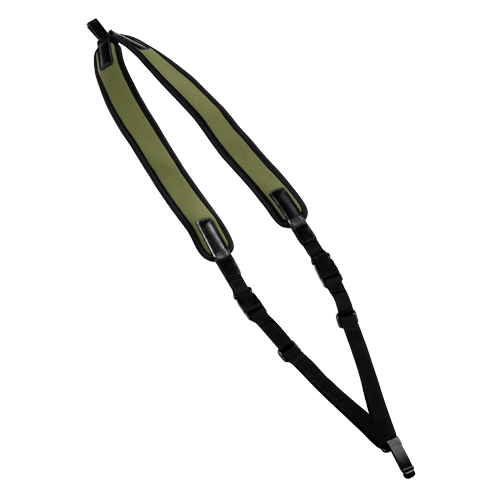 Fritzmann Rucksack-Gewehrriemen Neopren, grün, 65 mm breit
