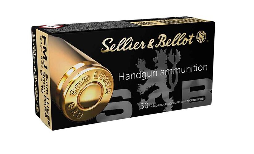 Sellier & Bellot S+B 9mm Luger FMJ 50St 8g/124grs. 50St
