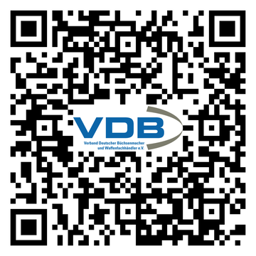 QR-Code mit Link zum Online - Aufnahmeantrag zur Fördermitgliedschaft im VDB